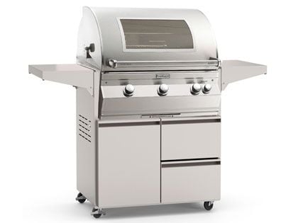 fire magic aurora A660i 34-inch freestanding grill with magic window and infrared burner
