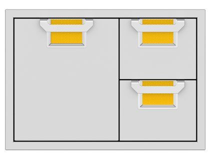 Aspire By Hestan 30-Inch Double Drawer And Single Storage Door Combo