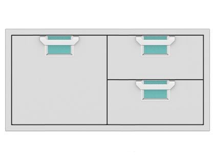 Aspire By Hestan 42-Inch Double Drawer And Single Storage Door Combo