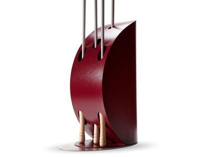 Alfa Vela Pizza Peel Holder - Ruby Red