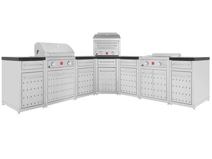 fuego FMOD-10C 105 X 105-inch bbq kitchen island 
