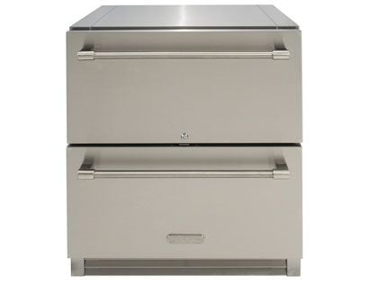 Alfresco 28-Inch 6.77 Cu. Ft. PolarCore™ Undercounter Outdoor Rated Two-Drawer Refrigerator