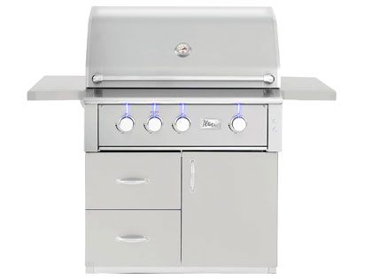 American Made Grills Alturi 36-Inch 3-Burner Gas Grill With Infrared Rear Burner & Rotisserie Kit