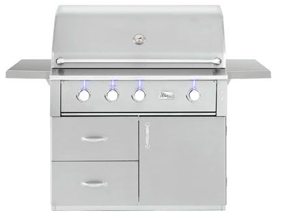 American Made Grills Alturi 42-Inch 3-Burner Gas Grill With Infrared Rear Burner & Rotisserie Kit