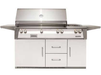 Alfresco 56-Inch ALXE-56SZR Deluxe Gas Grill With Refrigerated Cart