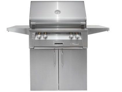 Alfresco 30-Inch ALXE-30SZC 2-Burner Gas Grill With Infrared Sear Zone & Rotisserie on Cart