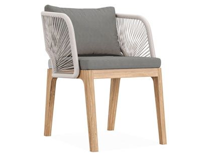 Harmonia Living Amadora Outdoor Teak Dining Arm Chair