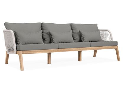 Harmonia Living Amadora Teak Wood Outdoor Sofa