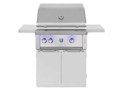 American Made Grills Estate 30-Inch 2 Burner Gas Grill with Rear Infrared Burner & Rotisserie Kit