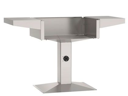 AOG 24-Inch Accessible Gas Grill Patio Post Base (Includes Hood Side Handle)
