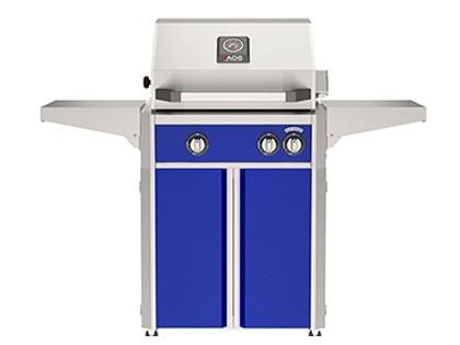 AOG L-Series 24-Inch 2-Burner Gas Grill With Rear IR Burner, Rotisserie Kit, Internal Lights & LED Multi-Color Lights - Many Colors