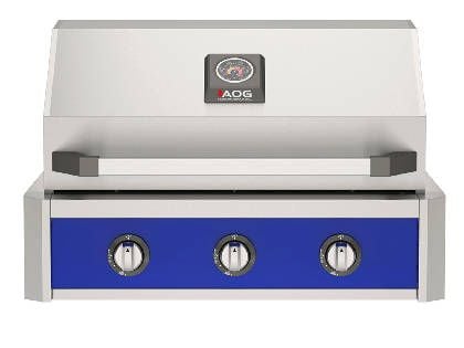 AOG T-Series 30-Inch 3-Burner Built-In Gas Grill - Many Colors