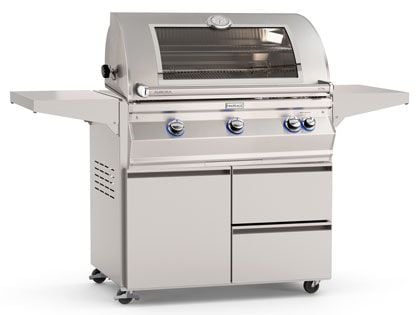Fire Magic Aurora A790i 40-Inch Freestanding Gas Grill with Magic Window, Side Infrared Burner, Backburner & Rotisserie Kit