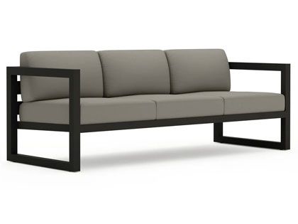 Harmonia Living Avion Black Outdoor Sofa