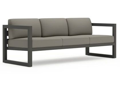 Harmonia Living Avion Slate Grey Outdoor Sofa