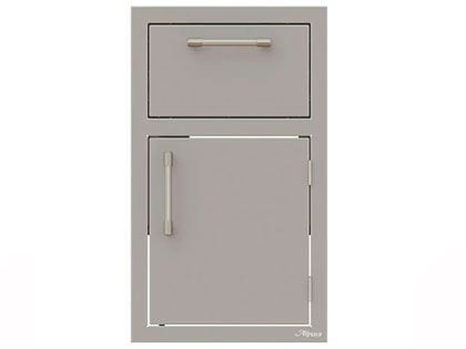 Alfresco 17-Inch Stainless Steel Right-Hinged Soft-Close Door & Drawer Combo
