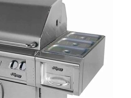 Alfresco 14-Inch Cart Mounted Food Warmer