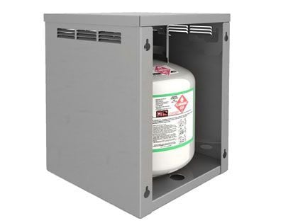 Alfresco 14-Inch LP Tank Attachment for All Stainless Counter with Storage