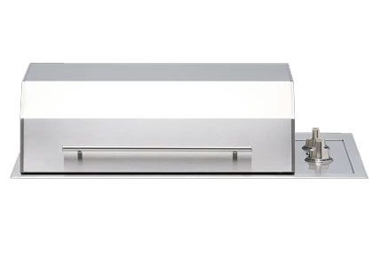 Kenyon Texan 2-Zone Built-In 3000 Watt 240V Electric Grill with No Mounting Holes & Knob Controls