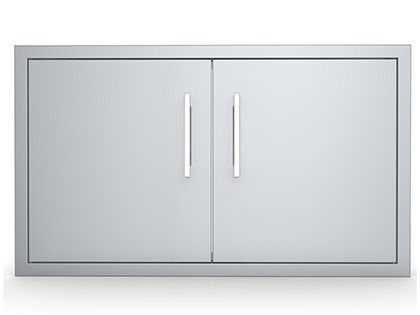 Sunstone Signature Series Beveled Frame Style 36-Inch Double Drawer Door Combo