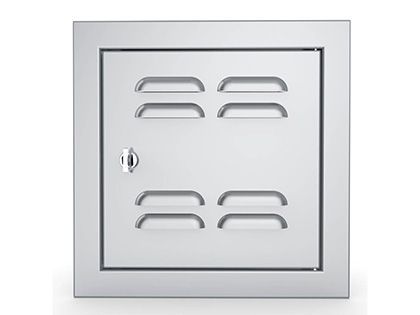 Sunstone Signature Series Beveled Frame Style 12 x 12-Inch Right Swing Utility Access Door Vented