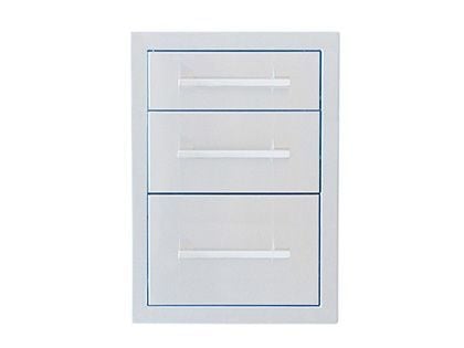 Sunstone Signature Series Beveled Frame Style 18-Inch Triple Drawer 