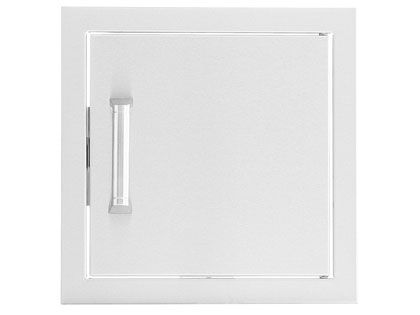 Black Diamond 12-Inch Stainless Steel Reversible Single Access Door - Contemporary Handle