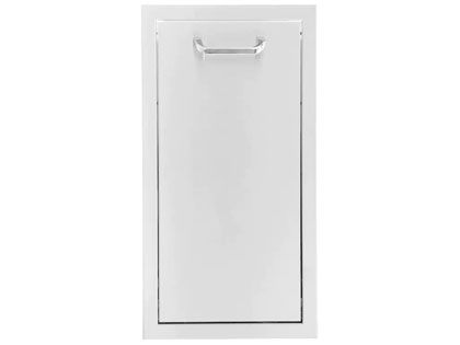 Black Diamond 13-inch Stainless Steel Narrow Roll-Out Trash Bin