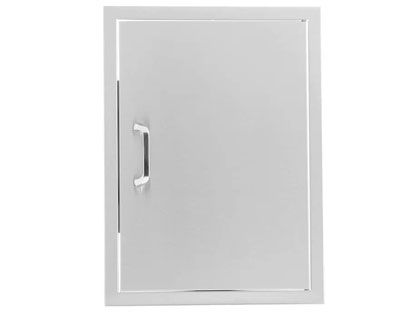 Black Diamond 21-Inch Stainless Steel Reversible Single Access Door