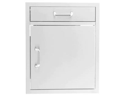 Black Diamond 21-inch Stainless Steel Single Access Door & Drawer Combo