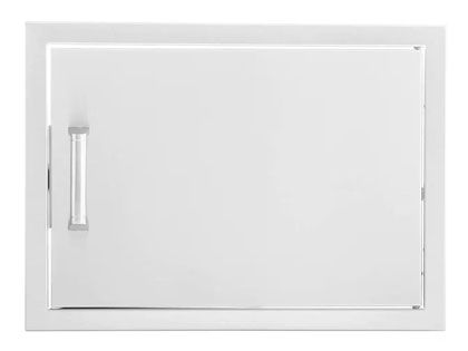 Black Diamond 24-Inch Stainless Steel Reversible Single Access Door - Contemporary Handle