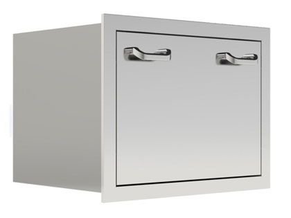 Black Diamond 30-inch Stainless Steel Roll-Out Fully Insulated Ice Chest Storage Drawer
