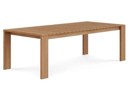 Harmonia Living Beja Teak 95-Inch 8-Seat Rectangular Dining Table