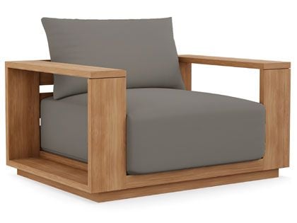 Harmonia Living Beja Luxe Teak Club Chair
