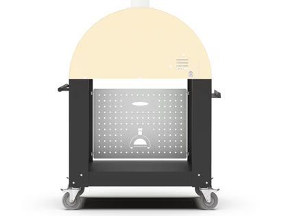Alfa Oven Base for 2 Pizze - Wrinkle Black
