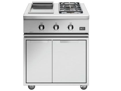 DCS Liberty 30-Inch Freestanding Gas Double Side Burner And Griddle