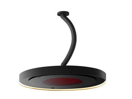 Bromic Heating Eclipse Series 24-Inch Curved Ceiling Pole