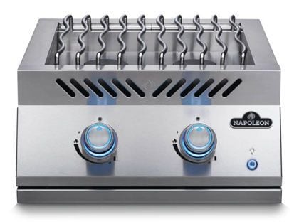 Napoleon Built-In 700 Series Dual Range Top Burner with Stainless Steel Cover