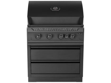 Napoleon 700 Series 32-Inch Gas Grill with Infrared Rear Burner & Rotisserie Kit with Under Grill Cabinet Module