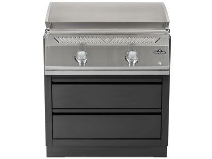 Napoleon 700 Series 32-Inch Stainless Steel Griddle with Under Grill Cabinet Module