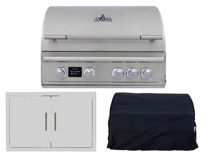 blaze BLZ-4LTEPRO 3-piece 4-burner outdoor kitchen package
