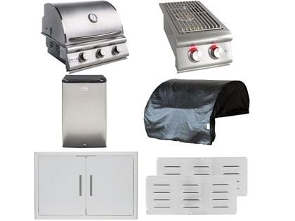 blaze BLZ-4LBM 7-piece outdoor kitchen package
