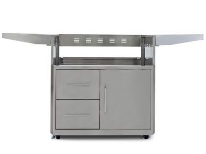 Blaze Grill Cart for Professional LUX 3-Burner Gas Grill with LED Lighting and Soft Close