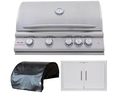 blaze premium lte+ 3-piece outdoor kitchen package
