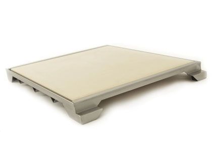 Blaze Professional LUX 15-Inch Ceramic Pizza Stone With Stainless Steel Tray