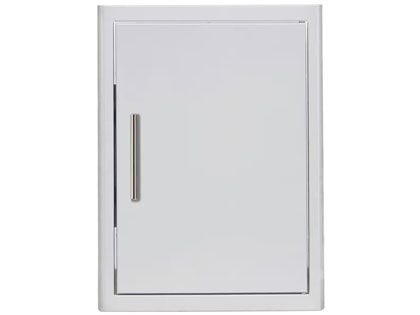 Blaze 18-Inch Right Hinged Stainless Steel Single Access Door - Vertical