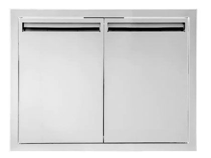 Black Diamond 40-Inch Stainless Steel Flush Handles Double Access Door
