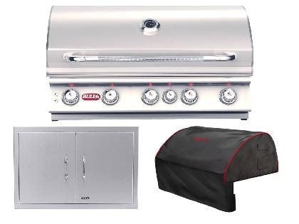 bull brahma 3-piece 5-burner outdoor kitchen package
