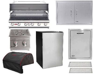 bull diablo 8-piece outdoor kitchen package
