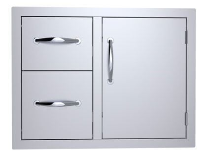 Sunstone Classic Series Flush Style 30-Inch Double Drawer Door Combo 